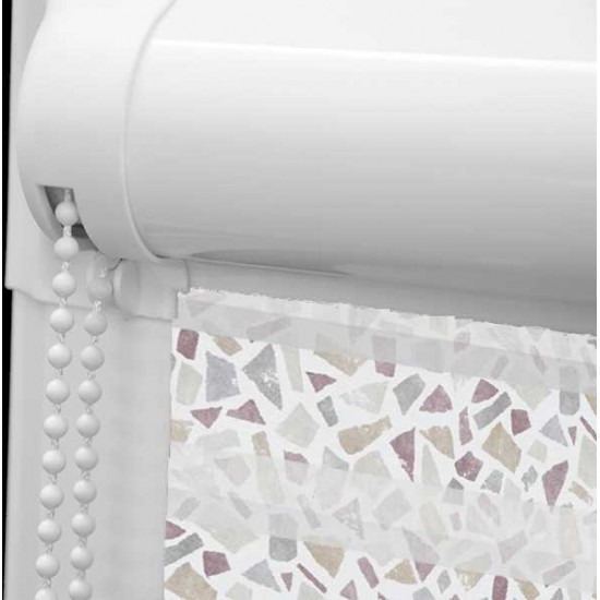 Terrazzo Burgundy Perfect Fit Day & Night Blind